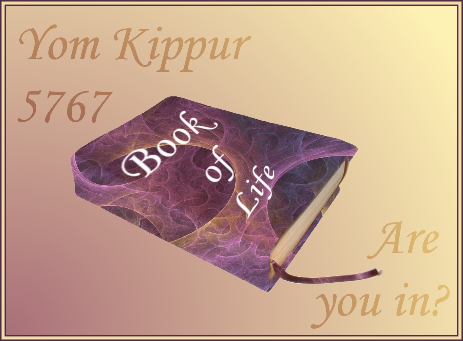 Read more about the article Yom Kippur 5767
