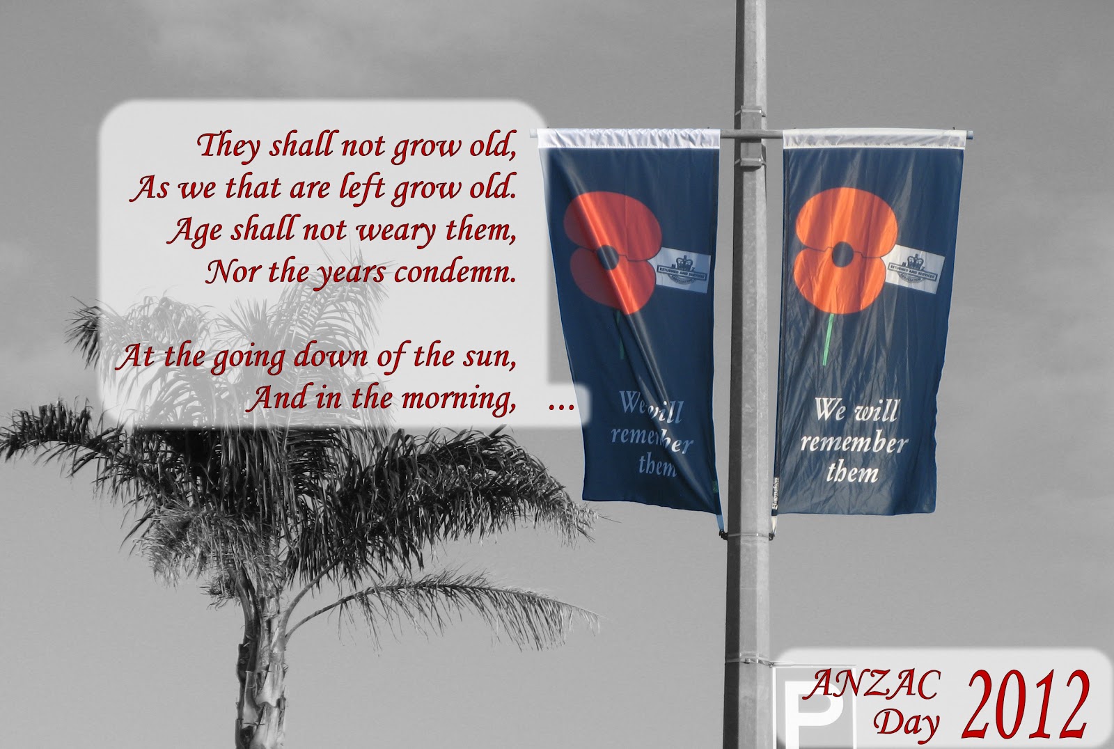 Read more about the article ANZAC Day – Early Post!